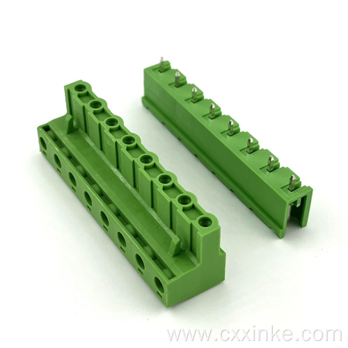 7.62MM pitch plug-in PCB terminal male and female connectors